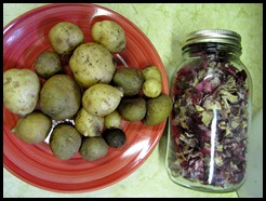 Potato's and Red Onion Potato's and Red Onion