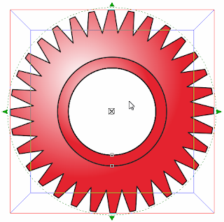 Create a 3D Gear using CorelDRAW’s Extrude Rotation Effect