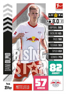 Topps Match Attax Bundesliga 2020-2021 RB Leipzig Set