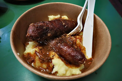 Lad & Dad, bangers & mash