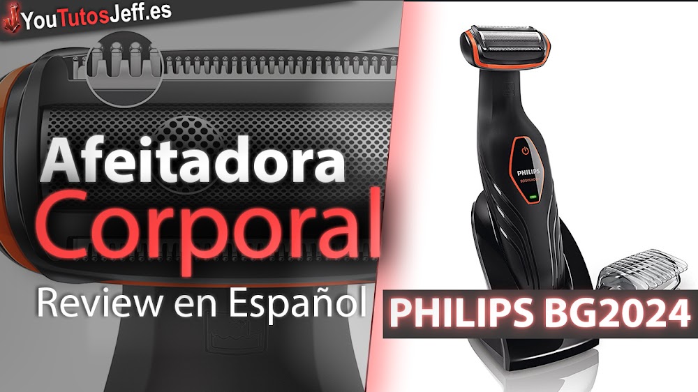 Afeitadora corporal PHILIPS BG2024 Review en Español