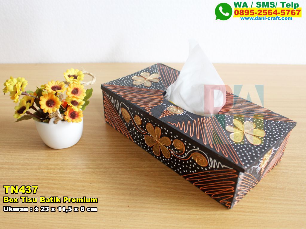 Box Tisu Batik Premium Souvenir Pernikahan 