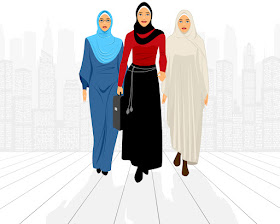 Pic challenges expectations showing 3 business women in hijabs