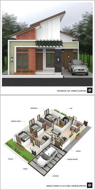 Desain Rumah Minimalis Terbaru Lengkap dengan Denah