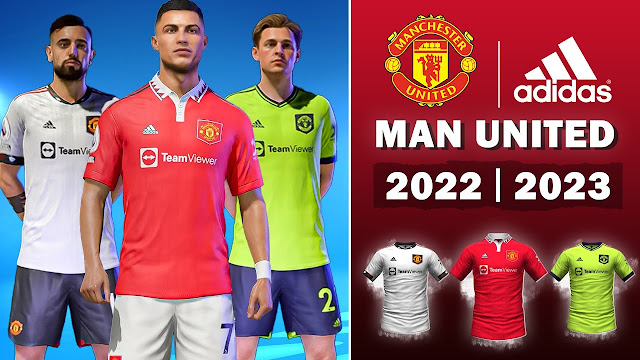Manchester United New Kits 2023 DLS 22 FTS Logo