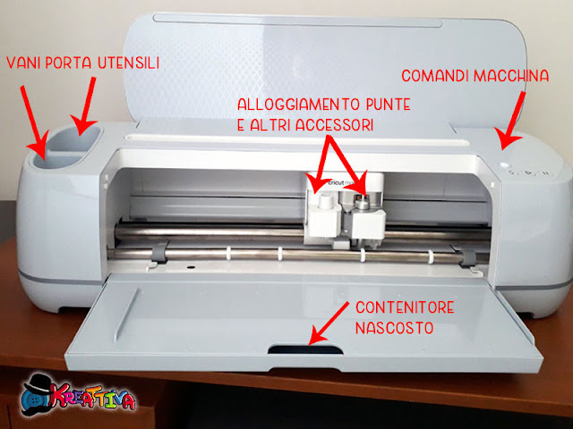 come è fatta la macchina da taglio Cricut Marker 3