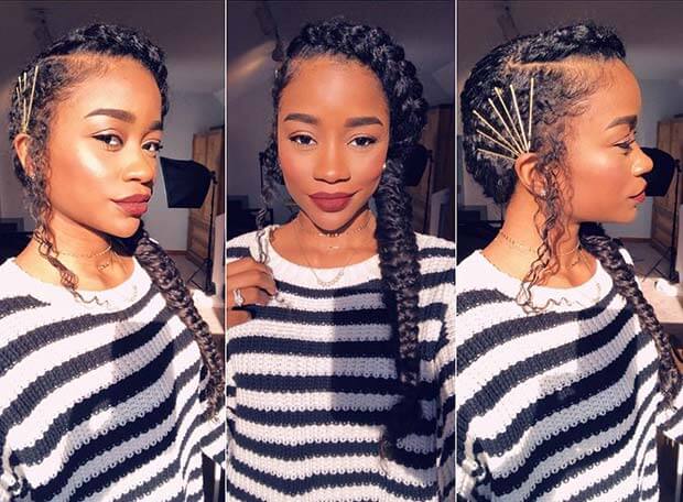 23 Accessorized Fishtail Braids Hairstyles For Black Women Fashionuki