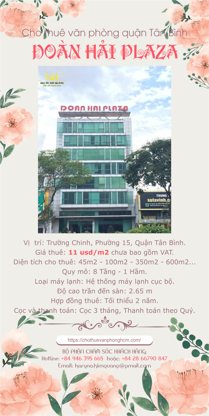 Tòa nhà Đoàn Hải Plaza đường Trường Chinh