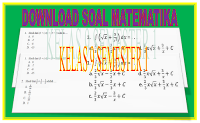 Soal Latihan Ulangan Harian Matematika Kelas  Download Soal Ulangan Matematika Kelas 9 SMP