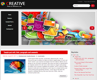 Creative Blogger Template