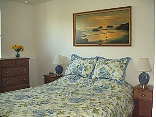 Sequim  Vacation Rental, Bedroom with Select Comfort Queen Bed