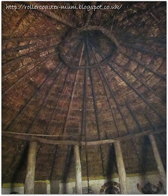 Iron Age Roundhouse roof inside - Butser Ancient Farm