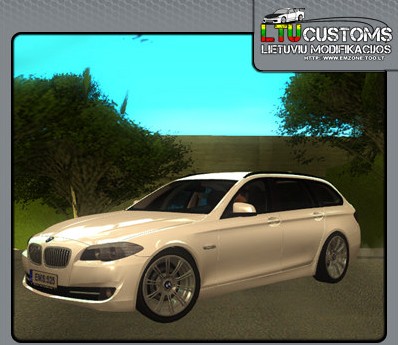 features of GTA San Andreas Addon BMW F11 530d Touring SA lights
