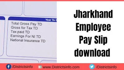 Jharkhand Employee Pay Slip download