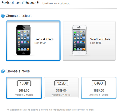 Buy iPhone 5 Unlocked