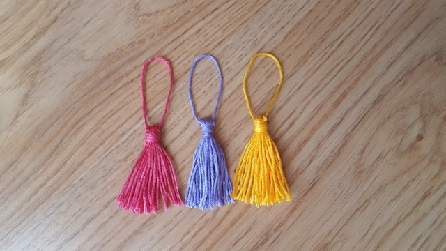 How to make a tassel with embroidery floss - the video tutorial