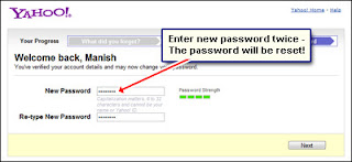 How to change Password in Yahoo Email