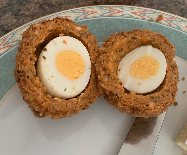 Tomato and Basil Scotch Egg