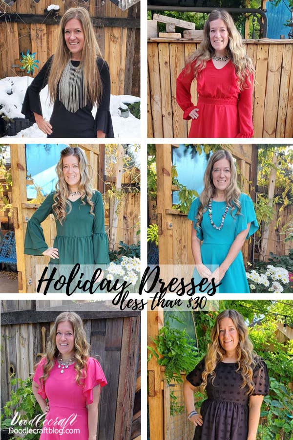 Add the perfect accessories to any of these awesome dresses and you are ready for any fancy event, dance, gala, black tie night or just for a fun new dress for church on Christmas.    I wear a lot of Dansko brand shoes. They are so comfortable and the perfect height for an old mom. 😘​   Which dress is your favorite?    Like, Pin and Share!