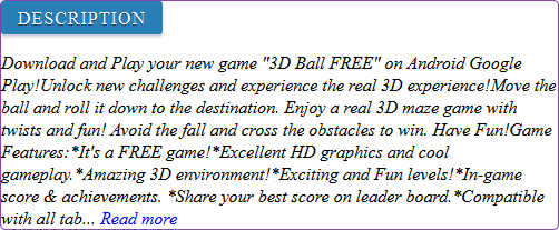 3D BALL FREE game review
