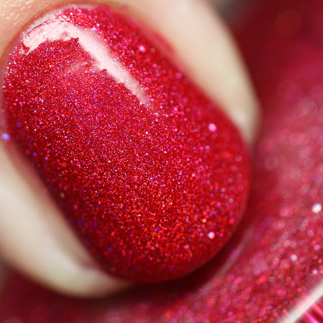 Grace-full Nail Polish Scarlet Sparkles