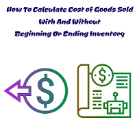 Calculation Cost of Goods Sold With And Without Beginning Or Ending Inventory