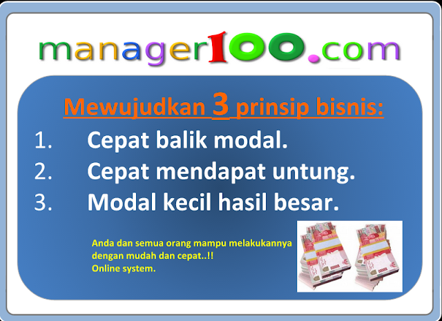 Prinsip Bisnis Manager100