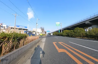 大阪中央環状線沿いの道
