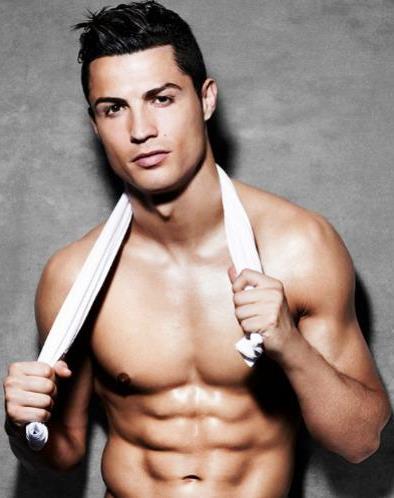 Foto de Cristiano Ronaldo posando para fans