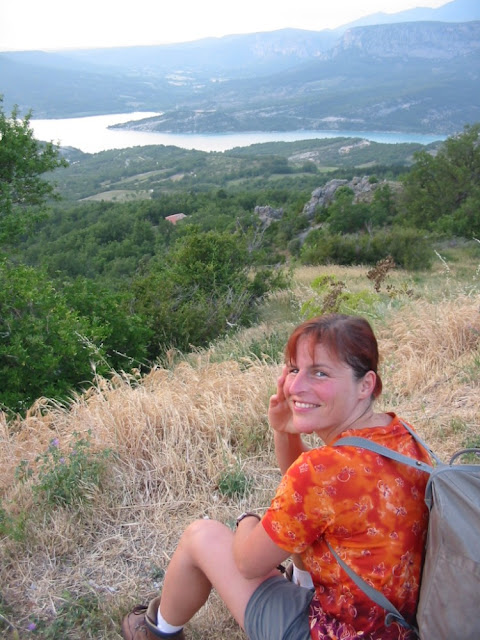 Wandern am Lac de Sainte-Croix, Provence