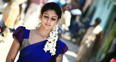 nayantara in half saree unseen pics