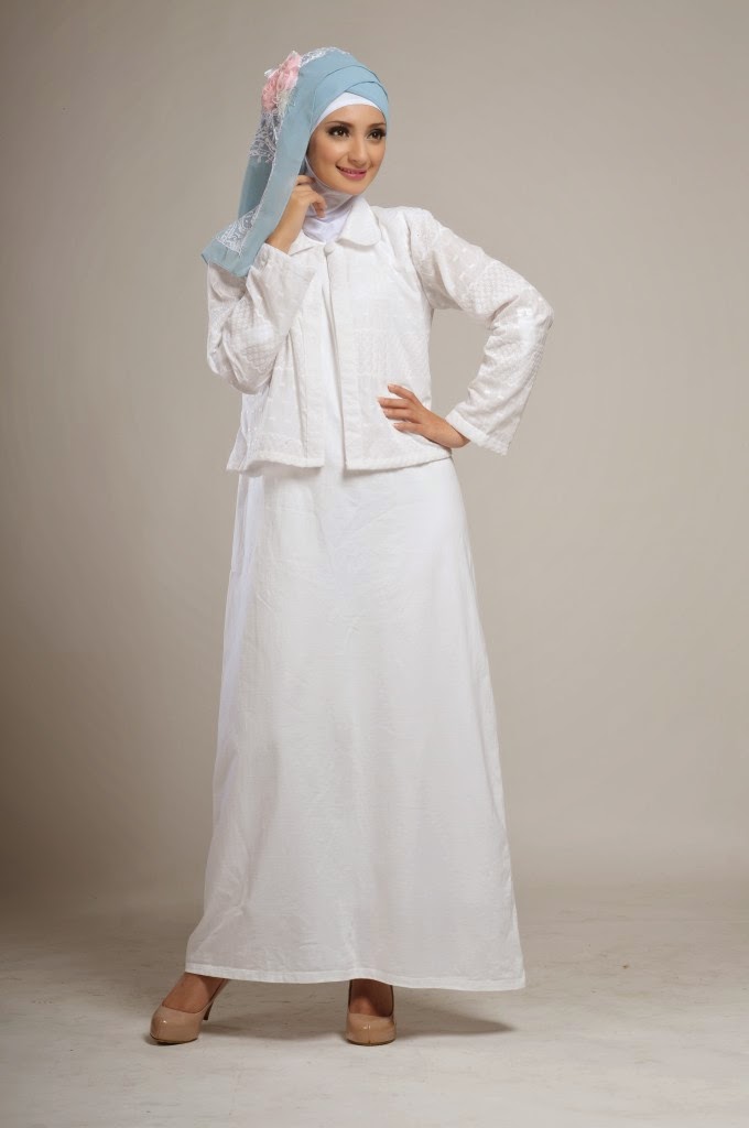 16 Contoh  Model  Baju  Muslim Cardigan  Modern Kumpulan 