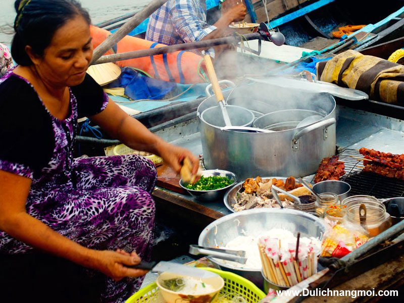 Ẩm thực trên Chợ Nổi Cái Răng