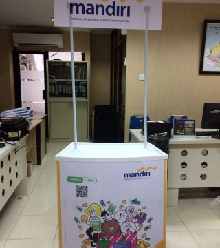 Booth Event Desk Mandiri