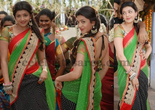 Kajal Half and Half Saree