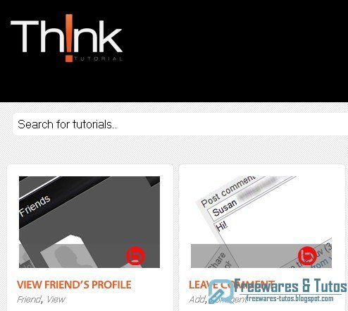 ThinkTutorial : une base de données de tutoriels