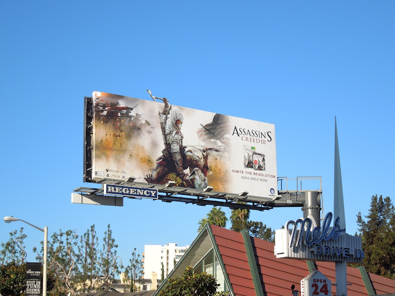 Assassins Creed 3 video game billboard