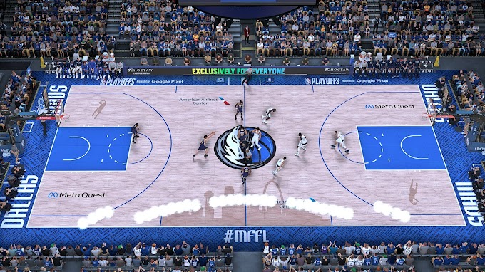 NBA Playoffs Courts (DAL MEM PHI) by DEN2K | NBA 2K22