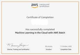 AWS certificate