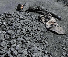 Operário em mina de carvão, Changzhi