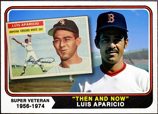WHEN TOPPS HAD (BASE)BALLS!: REVISITING A POST FROM AUGUST, 2014: THEN &  NOW LUIS APARICIO