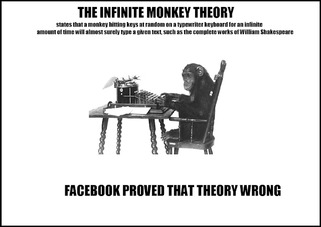 Image result for images of infinite monkey with typewriter