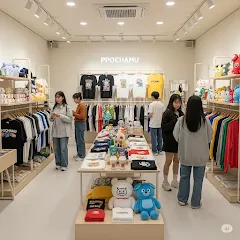 음뽀챠무 팝업스토어 감성 인테리어