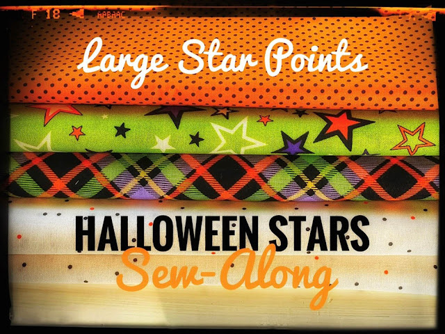 Halloween Stars Sew-Along by Thistle Thicket Studio. www.thistlethicketstudio.com