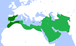 Abbâsîlerin 850'deki en geniş sınırları