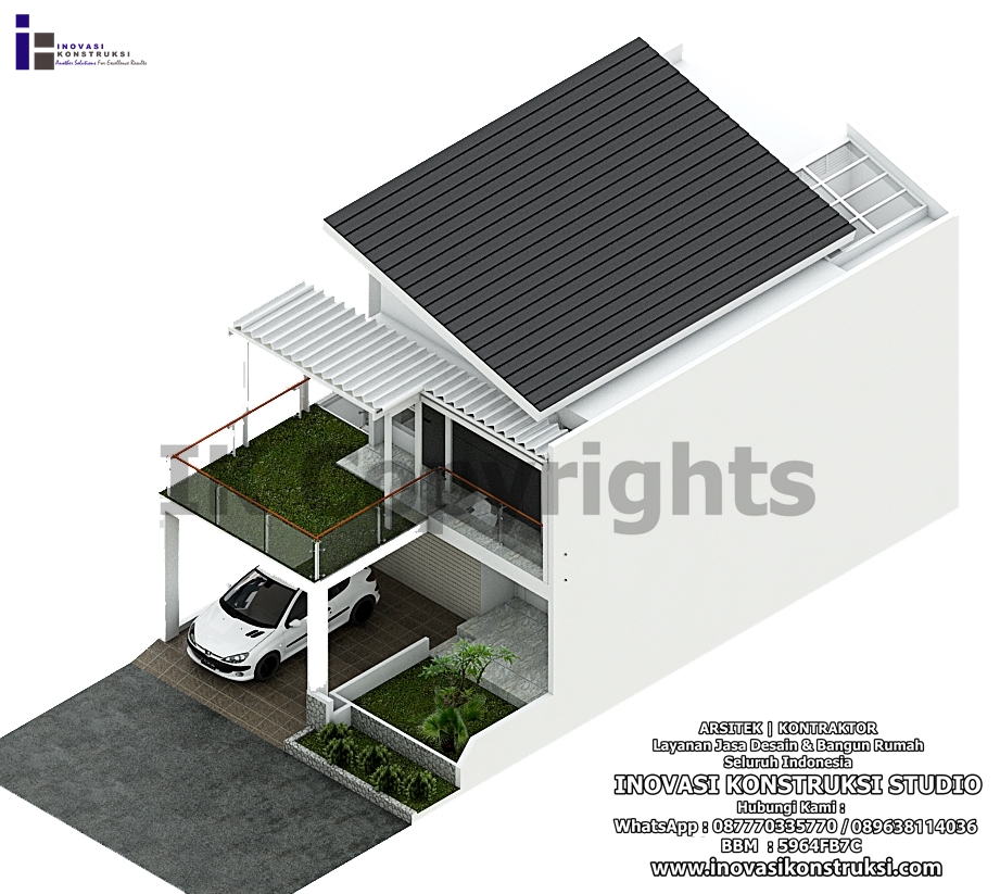  Desain  Rumah Ibu Icha  di Tangerang Inovasi Konstruksi