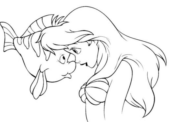 Little Mermaid Coloring Pages Posted in Little Mermaid Coloring Pages