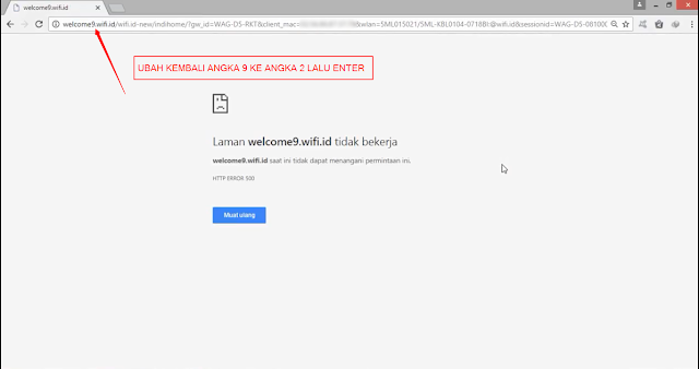 Cara Mengatasi Gagal Login @wifi.id