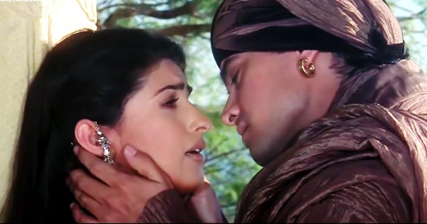 90s bollywood actress hot kiss scene