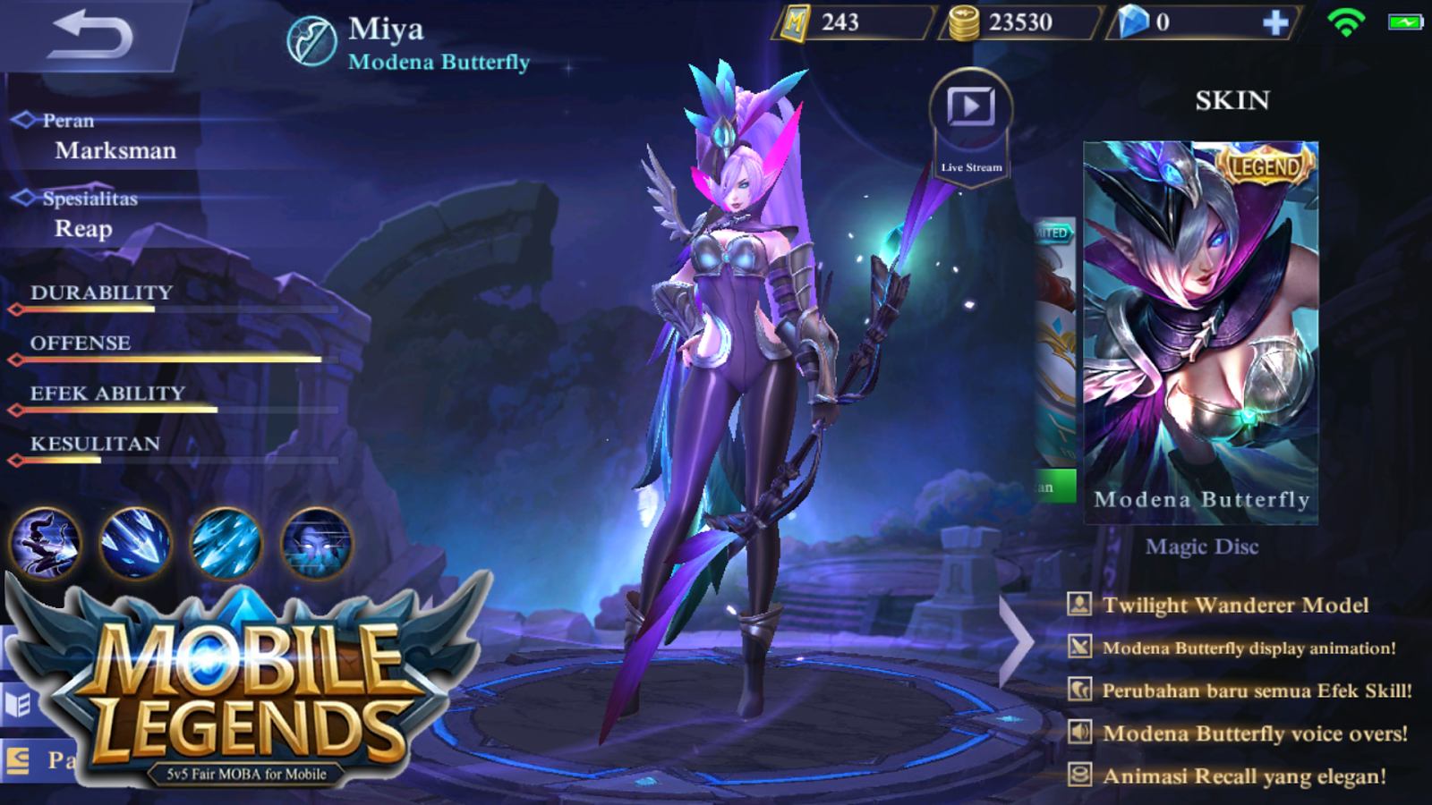 Guide Miya Mobile Legends Hero Marksman Dengan Senjata Panah